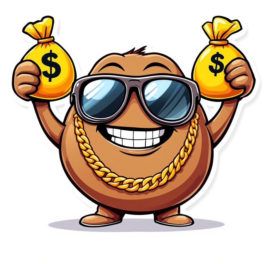 The shitty token mascot
